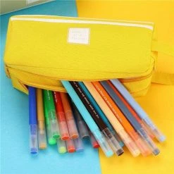 Kinky Cloth Stationary Zipper Pencil Case Pouch Organizer