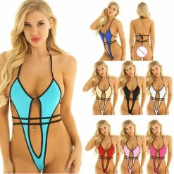 Kinky Cloth Lingerie & Panties Lazer Teddy Lingerie One Piece Bodysuit