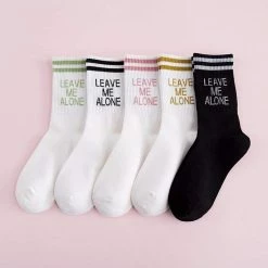 Kinky Cloth Socks & Tights Leave Me Alone Socks