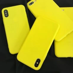Kinky Cloth Lemon Yellow Candy Color IPhone Case Phone Cases