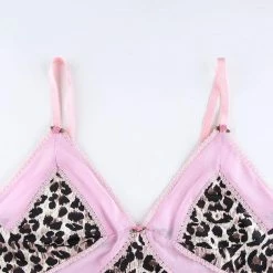 Kinky Cloth Top & Tees Leopard Print Camis Crop Top