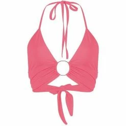 Kinky Cloth Top & Tees Leopard Print Halter Top