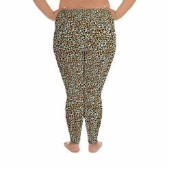 Kinky Cloth Leopard Print Plus Size Leggings