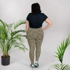 Kinky Cloth Leopard Print Plus Size Leggings