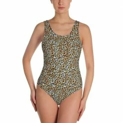 Kinky Cloth Leopard Print Swimsuit Plus Size