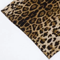 Kinky Cloth Leopard Print Zipper Bodysuit Cosplay