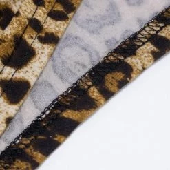 Kinky Cloth Leopard Print Zipper Bodysuit Cosplay