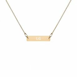 Kinky Cloth DDLG - Daddy / Little LG Little Girl Engraved Silver Chain Necklace