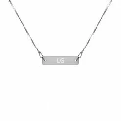 Kinky Cloth DDLG - Daddy / Little LG Little Girl Engraved Silver Chain Necklace