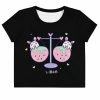 Kinky Cloth Libra Pastel Crop Top Tee
