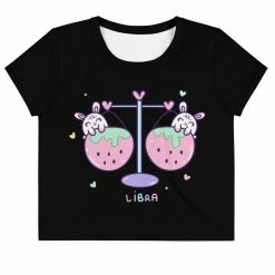 Kinky Cloth Libra Pastel Crop Top Tee