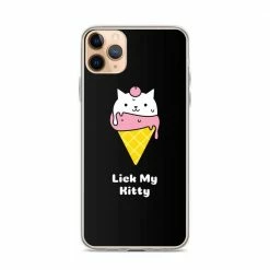 Kinky Cloth Lick My Kitty IPhone Case Kawaii