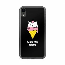Kinky Cloth Lick My Kitty IPhone Case Kawaii