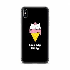 Kinky Cloth Lick My Kitty IPhone Case Kawaii