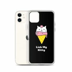 Kinky Cloth Lick My Kitty IPhone Case Kawaii