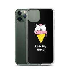 Kinky Cloth Lick My Kitty IPhone Case Kawaii