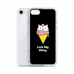 Kinky Cloth Lick My Kitty IPhone Case Kawaii