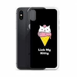 Kinky Cloth Lick My Kitty IPhone Case Kawaii