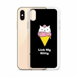 Kinky Cloth Lick My Kitty IPhone Case Kawaii