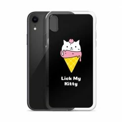 Kinky Cloth Lick My Kitty IPhone Case Kawaii
