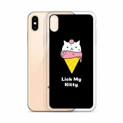 Kinky Cloth Lick My Kitty IPhone Case Kawaii