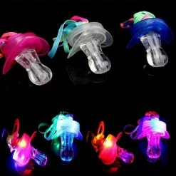 Kinky Cloth Raves & Festivals Light Up Glowing Adult Pacifier
