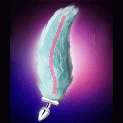 Kinky Cloth Light Up Tail Plug