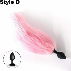 Kinky Cloth Light Up Tail Plug