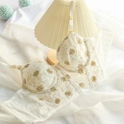 Kinky Cloth Lingerie Lace Brassiere Panty Set