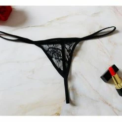 Kinky Cloth Dresses Lingerie Lace G-String Nightdress Set