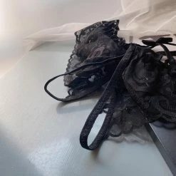 Kinky Cloth Lingerie Lace Open Crotch Panties Crotchless Panties