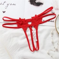 Kinky Cloth Lingerie Lace Open Crotch Panties Crotchless Panties