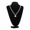 Kinky Cloth Lock & Chain Choker