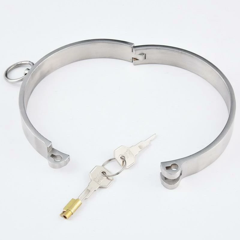 Kinky Cloth Lockable Stainless Steel Collar 1 Kinky Cloth Lockable Stainless Steel Collar