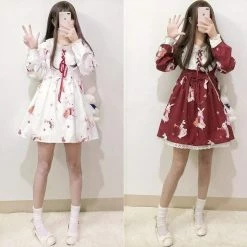 Kinky Cloth Lolita Bunny Dress DDLG - Daddy / Little