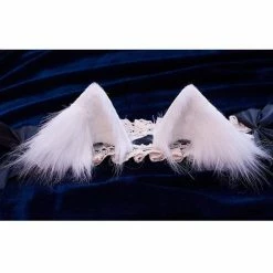 Kinky Cloth Lolita Ear Hair Hoop & Hair Pin Cosplay