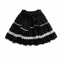 Kinky Cloth Lolita Lace Bow High Skirt