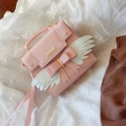Kinky Cloth Lolita Wings Bow Shoulder Bag