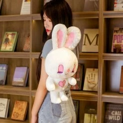 Kinky Cloth Long Lash Rabbit Toy Backpack Pet Play