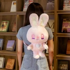 Kinky Cloth Long Lash Rabbit Toy Backpack Pet Play