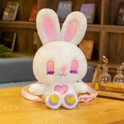 Kinky Cloth Long Lash Rabbit Toy Backpack Pet Play