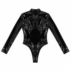 Kinky Cloth Long Sleeve Latex Bodysuit