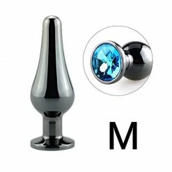Kinky Cloth Aluminium Chrome Jeweled Plug
