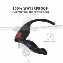 Kinky Cloth Anal Toys LVGX Prostate Massager With Penis Ring And Wireless Remote Control