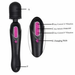 Kinky Cloth Magic Touch Wand Massager Vibrator Vibrators