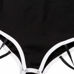 Kinky Cloth Cosplay Maid Costume Lacework Bodysuit