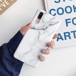 Kinky Cloth Marble Huawei Phone Case Phone Cases