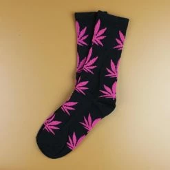 Kinky Cloth Stoner Marijuana Leaf Ankle Socks