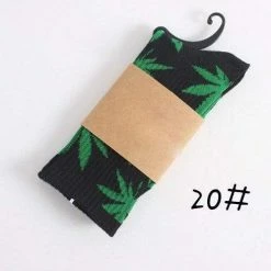 Kinky Cloth Stoner Marijuana Leaf Ankle Socks