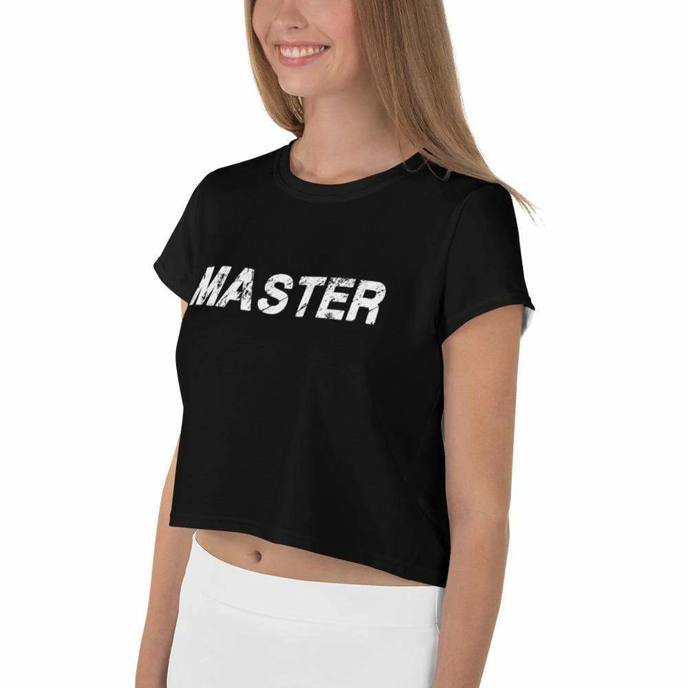 Kinky Cloth BDSM Master Crop Top Tee 2 Kinky Cloth BDSM Master Crop Top Tee